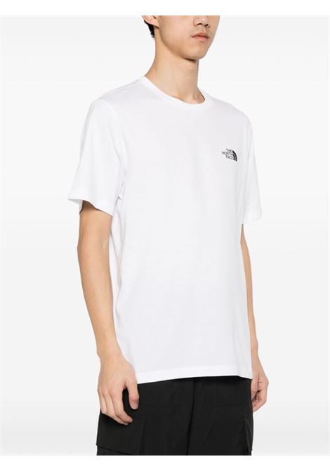 simple dome t-shirt man white THE NORTH FACE | NF0A87NGFN41